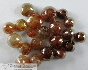 Diamants bruts naturels opaques sel et poivre taille rose (brillant rond 1,3-2,7 mm) - Product Image 3