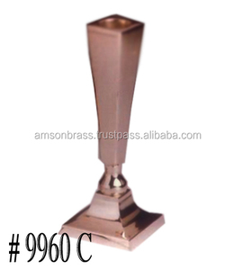 Portavelas de Metal de alta calidad para decoración de mesa de boda, portavelas de pilar de latón de Metal hecho a mano/portavelas de latón - Product Image 4