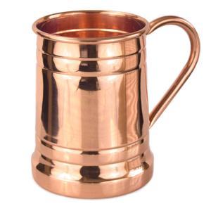 Set of 2 Pcs Hammered Finished <b>Copper</b> Mug With Brass <b>Handle</b> for Cold Drink Beer Wine Drinking Bar Hotel Usage <b>Copper</b> Mug - Product Image 6