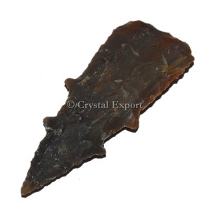 Hand Knapped Agate Arrowheads Knife CEA-6 - Product Image 1