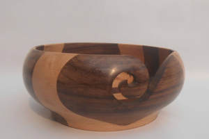 Cuenco de hilo curvo de madera sostenible - Product Image 6