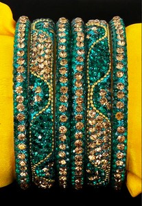 Indian Fashion Lakh Bangles <b>Crystal</b> Lac <b>Bracelet</b> Bangles - Product Image 2