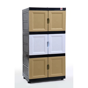 Gabinete de Plástico de 3 Niveles con Puertas, Venta Directa de Fábrica, Instalación Propia, Personalización de Color Disponible - Product Image 4