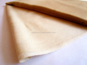 Kashmir Soft Lambswool <b>Shawl</b> Stole Scarf Color <b>Indian</b> Cashmere Handwoven Camel Hand Embroidered Double Shaded Camel Color Rudra - Product Image 4