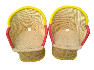 Juego de sillas de bambú de diseño moderno para sala de estar, cafetería, restaurante, boda, venta al por mayor, juegos de sillas ecológicas - Product Image 5