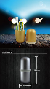 «Taiwan Buder» Recyclable PP Plastic Capsule Shaped <b>Pill</b> <b>Container</b> with Custom Options - Product Image 4