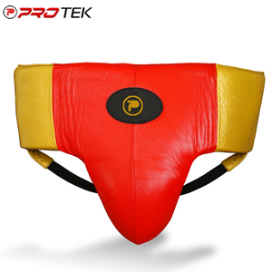 Protek Group of Industries Protector de ingle de boxeo de cuero genuino con diseño personalizado Ajuste cómodo Unisex para la venta - Product Image 3
