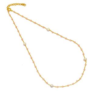 Collier cadeau de mariage en argent sterling avec perles de poire - Product Image 1