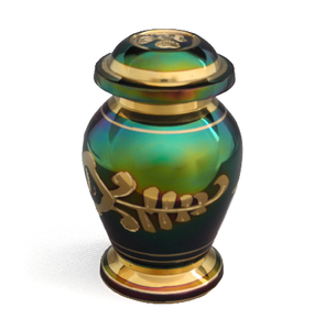 Urnes funéraires classiques en métal pour chats/chiens, drapeau américain commémoratif, pour cendres funéraires - Product Image 6