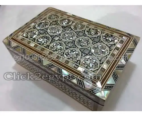 Mori J15 — boîte à bijoux en bois de perle, magnifique boîte avec doublure en velours
