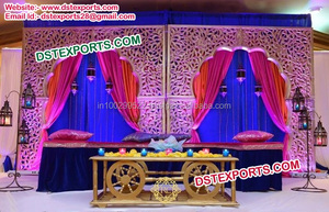 Boda Ceremonia Sangeet Muebles bajos Escenarios DE BODA Muebles DE BODA Configuración de decoración de boda asequible Australia - Product Image 4