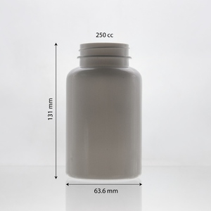 250cc - 45 millimetri-28g pillola della capsula Farmaceutica bottiglia di plastica bottiglia di plastica PET con tappo a prova di Bambino