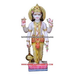 Estatua de Mármol del Dios Vishnu - Product Image 1
