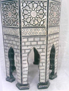 Serpillière avec extrémités incrustées W54, pour café ou Table latérale, avec bibelot - Product Image 4