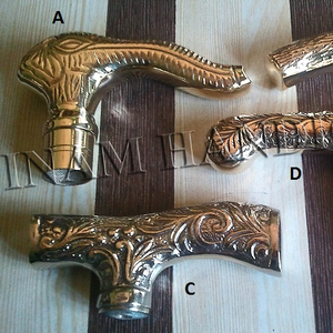 86 poignées en laiton by et crochet, pour bâtons de marche et parapluie, nouveau design - Product Image 4