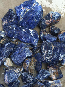 ที่มีคุณภาพสูงธรรมชาติสีฟ้าแจสเปอร์ Sodalite หยาบ - Product Image 6