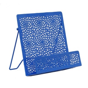 New Decorative <b>Metal</b> Mesh Wire Red <b>File</b> Holder Display Brochure Rack Book Stand - Product Image 5