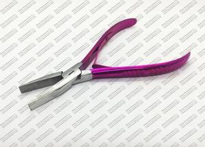 Kit de Pinzas para Extensiones de Cabello con Cinta Adhesiva de Acero Inoxidable con Mango Rosa - Product Image 2