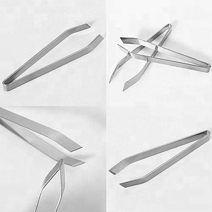 Pince à épiler décalée en acier inoxydable pour la cuisine-Fabrication d'outils de chef en gros par GREEN SWIFT INDUSTRIES - Product Image 3