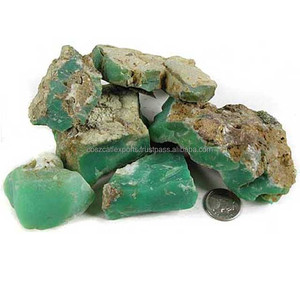 Crisoprasa Semipreciosa al por Mayor, Piedra Natural en Bruto Verde Azulada, Exportaciones Coszcalt, Origen PE, Modelo KM020W, Todos los Tamaños - Product Image 3