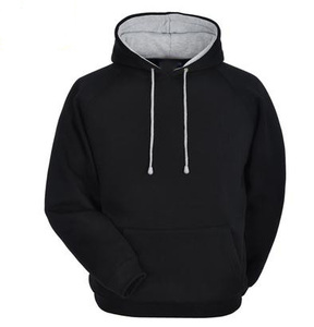 Sudadera con Capucha Personalizada al por Mayor con Logotipo Personalizado para Hombre, Negra, de Invierno, de Manga Larga, Lisa, Teñida, 100% Algodón, Impresión en Cantidad, OEM Personalizado - Product Image 2