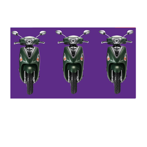 Yamahv-patinete de gas de alta calidad, 125cc, para motocicleta (Acruzov Deluxe), color verde musgo, YSN 125 - Product Image 1