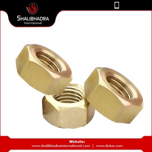 High Quality ISO 4032 M3 Brass Nut with Zinc Plated Brass Insert Precision Threaded <b>Fastener</b> OEM Supplier India for Industrial A - Product Image 3