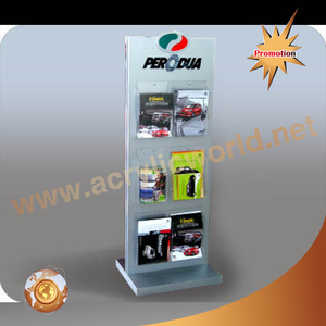 Soporte de exhibición de acrílico personalizado soporte de folleto/soporte de exhibición de folleto de acrílico/estante de exhibición de folleto de acrílico - Product Image 2