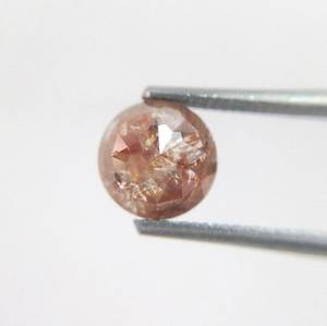 Diamants ronds lâches, 100% naturels, brun opaque, clarté glacée - Product Image 1