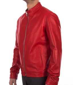 Fantastique hommes classique Biker Style veste en cuir Slim Fit moderne en cuir véritable vêtements d'extérieur confortable moto mode - Product Image 4