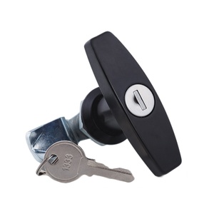 Cerradura Eléctrica para Puerta de Gabinete Industrial LM-3242, Cerradura de Panel con Manija en T Southco E5, Pestillo de Cuarto de Vuelta - Product Image 1