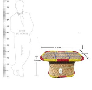 2024 Bourgogne Eco Friendly Cane/Bambou Meubles Chaise et Table pour Maison Jardin Extérieur Pelouse Balcon Lobby Salon Patio Cuisine - Product Image 6