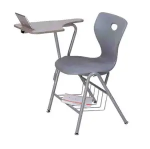 student chair with writing pad