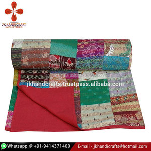 Edredón Kantha Sari Patchwork al por mayor - Product Image 2