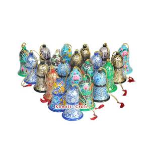 ไม้มือวาดคละสีตกแต่งต้นคริสต์มาสระฆังเครื่องประดับอุปกรณ์ตกแต่งคริสต์มาส - Product Image 6