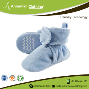 Chaussons en coton molletonné avec Logo personnalisé, accessoires pour bébé, fille indienne, douce, de styliste, vente en gros - Product Image 6
