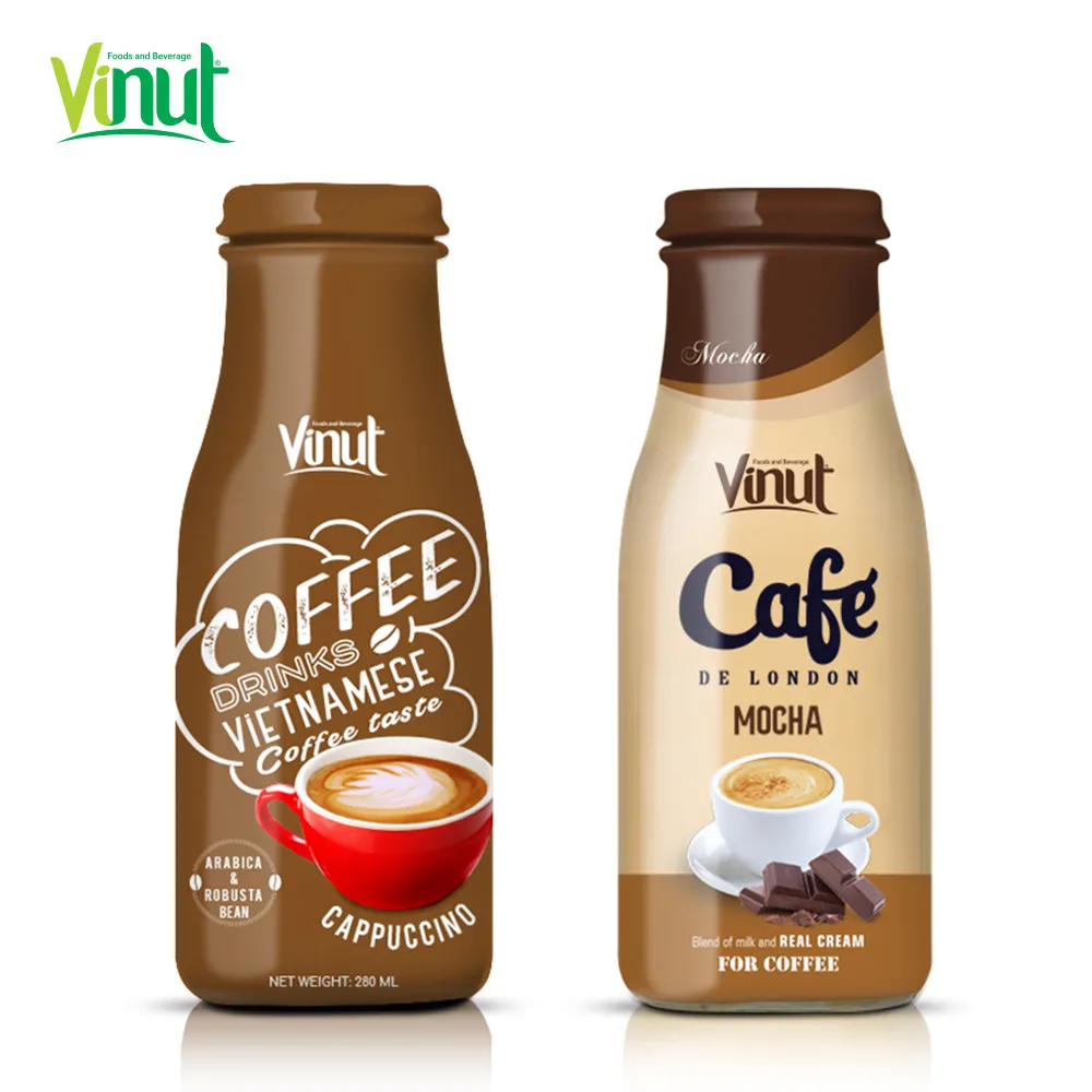 VINUT bebidas fabricante Vietnam 280ml bebida de café en el mejor producto