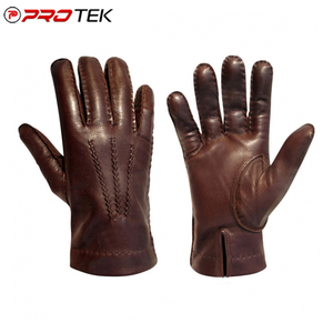 Guantes de vestir de cuero genuino de alta calidad Guantes de conducción - Product Image 1