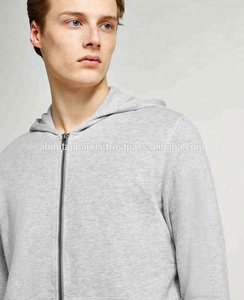 Sudaderas con Capucha de Forro Polar Transpirable para Hombre con Logotipo Personalizado al por Mayor, Sudaderas con Capucha Reflectantes, Suéter con Cremallera Gris OEM - Product Image 4