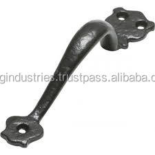 Manija para puerta de granero de hierro negro antiguo de OMG Industries, manijas y perillas para muebles pesados - Product Image 2