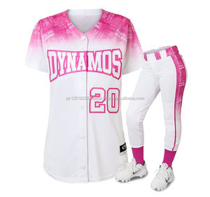 Uniforme Deportivo Personalizado de Alta Calidad, Jersey de Béisbol con Impresión por Transferencia de Calor, Unisex, Talla Grande, Antibacteriano, Transpirable y de Secado Rápido - Product Image 1