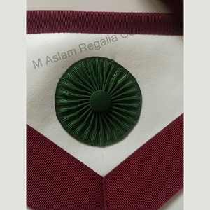 Knight Meson-delantal de piel de cordero y faja con insignia bordada a mano, regalia irlandés - Product Image 2