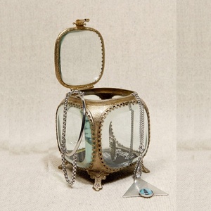 Joyero de cristal de escarcha de nuevo diseño, caja de regalo de cristal biselado con excelentes características de decoración - Product Image 4