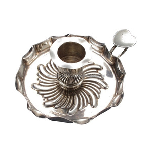 <b>Flower</b> Design Good Quality Brass Candlestick Holder for Home Decor Newest Design Brass Chamber <b>Stick</b> Holder - Product Image 5
