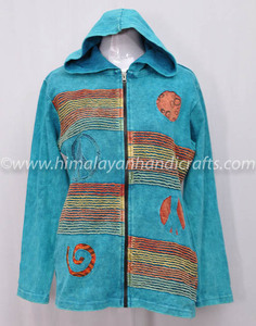 Sweat à capuche pour femme, style bohème, rasoir coupe ENZYME, LOGO espace, lavage des veste, CSWJ 239 - Product Image 2