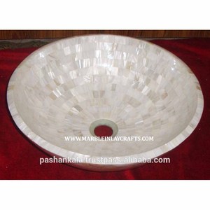 Bol d'évier en nacre naturelle de perle, 1 pièce - Product Image 1