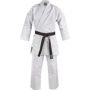Karate Gi de Algodón Blanco para Adultos, Estilo IKF, Logotipo Personalizado, Ropa Deportiva de Artes Marciales - Product Image 1