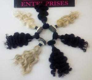 Extensions de cheveux indiens vierges 100% Remy Temple Hair - Product Image 3