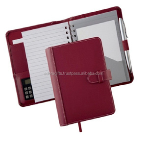 2025 <b>A5</b> Size <b>Diary</b> Cover New Design Stylish Loose Leaf Closure <b>Diary</b> Cover with Pen Loop - Product Image 1