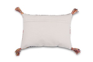 Designer Jacquard <b>Pillow</b> <b>case</b> with added pom pom stylish rich decorative cushion cover with tassel Wholesale cotton <b>pillow</b> cover - Product Image 6